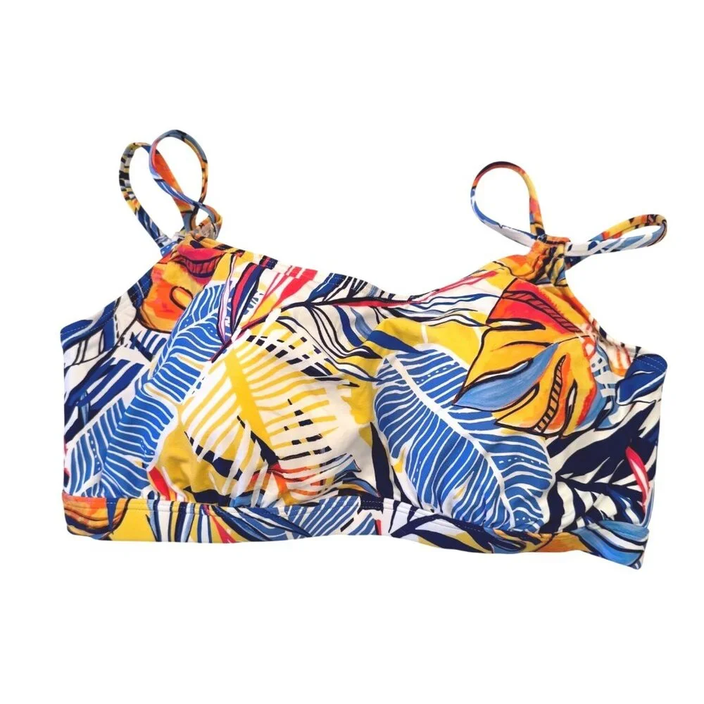 Sunsets Taylor Bralette Swim Top Bahama Breeze 40 D/42C Padded NWT